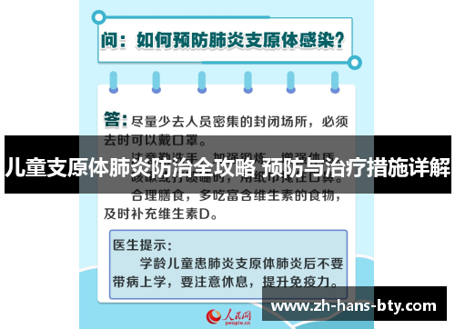 儿童支原体肺炎防治全攻略 预防与治疗措施详解